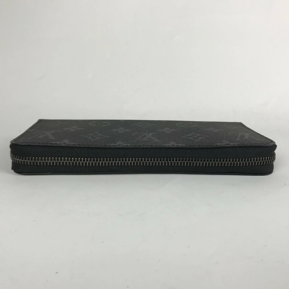 LOUIS VUITTON Long Wallet Zippy Monogram Horizontal Black - Picture 3 of 9